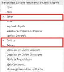 Os grupos reúnem todos os comandos que são necessários para um tipo específico de tarefa e, durante toda a tarefa, eles permanecem em exibição e disponíveis, ao invés de serem ocultados em menus.