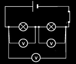 8 Circuito com lâmpadas em série e em paralelo quando se retira uma das lâmpadas, L 3 ou L 4, instaladas em série numa ramificação, a outra apaga-se.