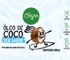 / Organ Alimentos orgânicos ÓLEO COCO
