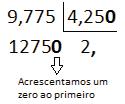 Vamos, por exemplo, efetuar a seguinte divisão: 4 0,5 Inicialmente, multiplicaremos o dividendo e o divisor da divisão dada por 10.