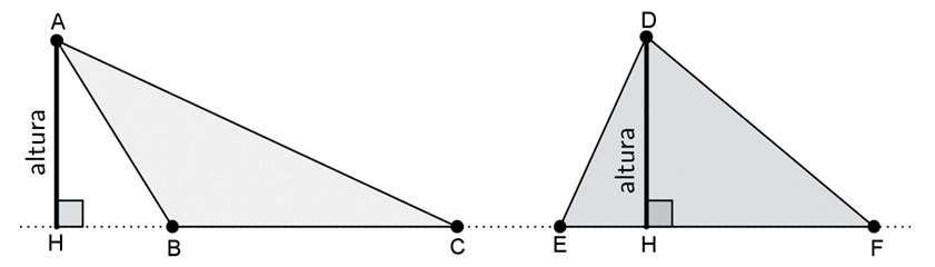 8 4. Vamos começar, medindo a altura e a base de um dos triângulos da lateral da pirâmide triangular. Com estas informações, calcule sua área. Que valor encontrou?