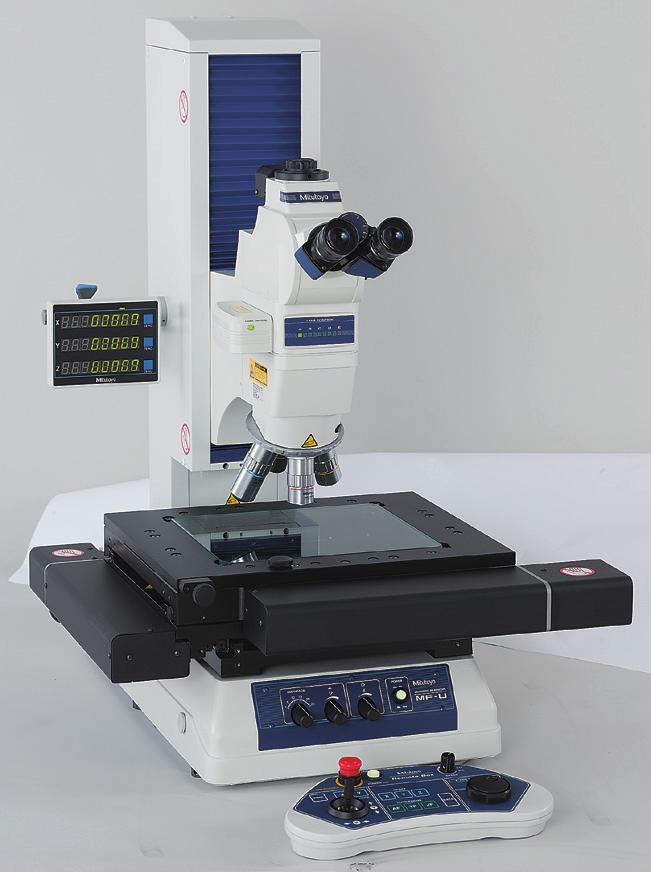 Para mais informações, consulte o folheto No.E14003. Série MF-U (Modelo motorizado) Série 176 Microscópio de Medição Universal Modelo motorizado da Série MF-U.