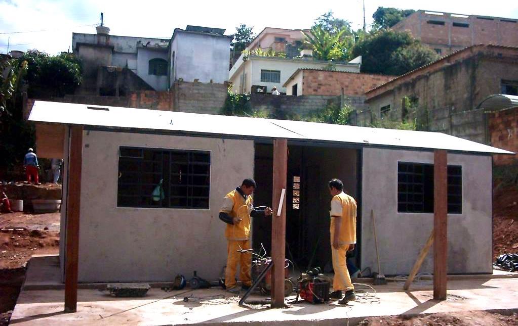 Menor consumo de materiais Sistema de ventilação natural