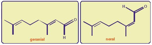 c) d) e) 44 (Covest) O citral é uma mistura de isômeros (geranial e neral), obtida a partir do óleo essencial do limão.