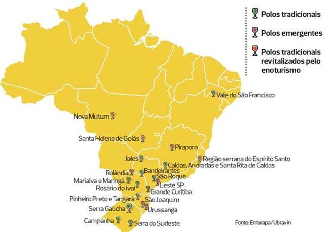 29 Figura 2 Principais cidades vitivinícolas brasileiras 2.4.