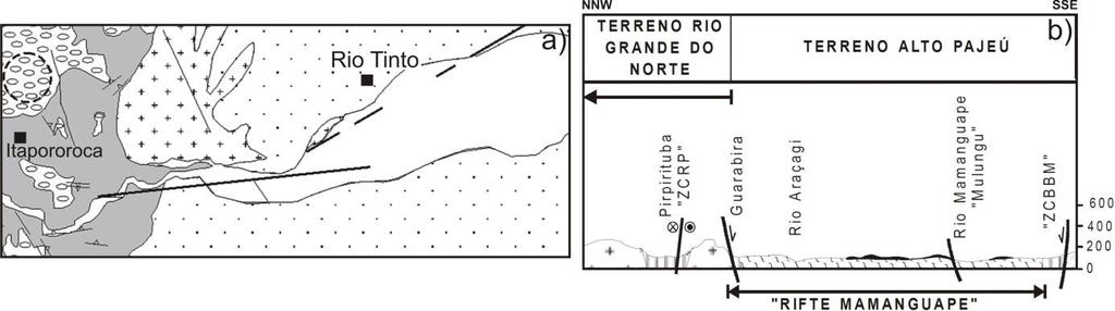 36 transpressão, do final do Neoproterozóico ao início do Cambriano, que estiveram ativas durante a cratonização da Província Borborema.