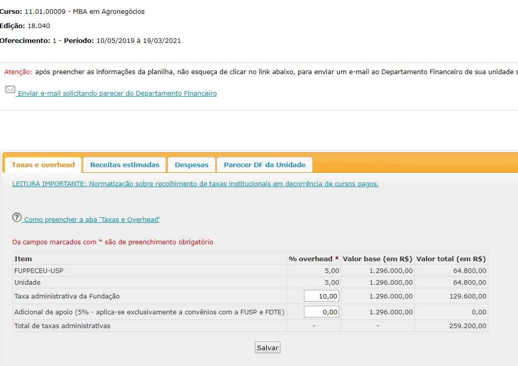 Antes da aprovação da CCEx, o SVCEx encaminhará