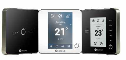 Interfaces de controlo Airzone As interfaces de Airzone foram desenhadas para oferecer a melhor experiência de controlo ao usuário, independente de qual delas escolha utilizar.