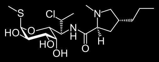 Referências Científicas A clindamicina é uma lincosamida, um derivado do aminoácido ácido trans-l-4-n-propiligrínico, fixado a um derivado que contém enxofre de uma octose.