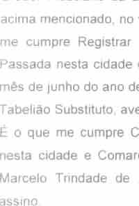 37 MARCELO TRINDADE DE ARAÚJO Consuíle o selo em www seioam com tu CARTÓPJIO DO 1 OFÍCIO DA COMARCA DE CANUTAMA-AM Rua António Albeflo n 313 - Centro - CEP.