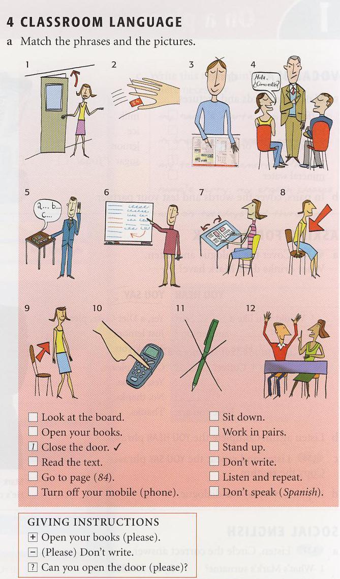 Figura 4 - Atividade 03 do livro English File Elementary Fonte: CLANDFIELD, Lindsay. LATHAN-KOENIG, Christina. OXDEN, Clive. TARGET, Francesca. SELIGSON, Paul.