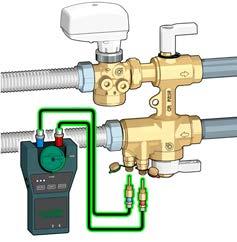 MEDIÇÃO DO CUDL Ligar às tomadas de pressão do dispositivo Venturi do grupo um medidor diferencial de pressão.