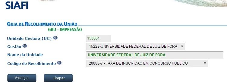 ANEXO 2 Instruções para o preenchimento da Guia de Recolhimento da União 1 - Acesse o link: http://consulta.tesouro.fazenda.gov.br/gru_novosite/gru_simples.