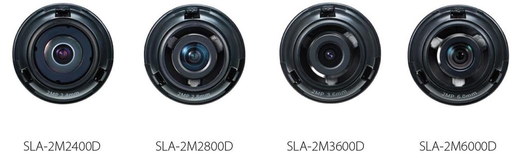 Câmera Multi-Direcional - Sensor dual: Design de lente modular 2.4mm Lens Horizontal FoV 135.4º 2.8mm Lens Horizontal FoV 107.4º 3.6mm Lens Horizontal FoV 94.8º 6mm Lens Horizontal FoV 50.