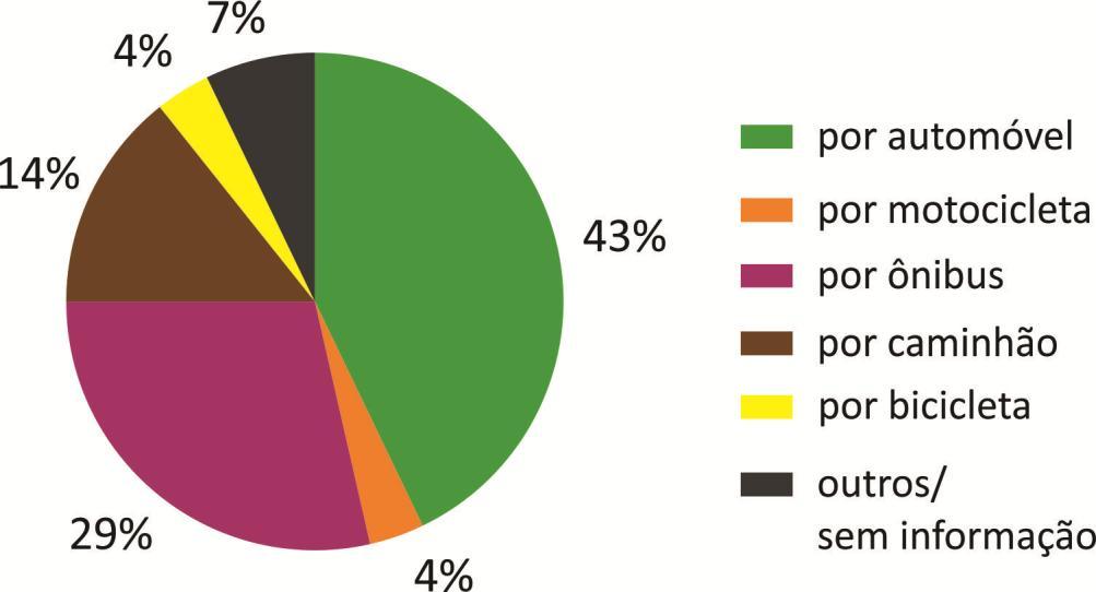 Diagnóstico da Subprefeitura de Pinheiros 2015 a 2017 Veículos que causaram os atropelamentos fatais Na Subprefeitura, 43% dos atropelamentos fatais foram causados por automóvel. Na cidade, 38%.