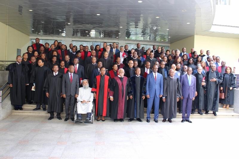 em Maputo devido a gazeta, mais uma, do Presidente Filipe Nyusi, centrou o seu discurso no balanço dos 40 anos da Organização Judiciária de Moçambique.