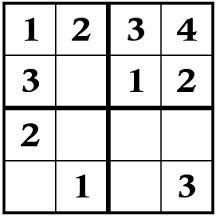Exercício Considere o Sudoku ilustrado abaixo.