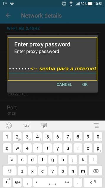 [19] Em Password coloque a senha.