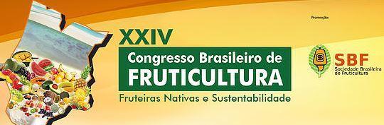A Sociedade Brasileira de Fruticultura (SBF), promoverá no período de 16 a 21 de outubro de 2016 o XXIV Congresso Brasileiro de Fruticultura, pela primeira vez em São Luís Maranhão.