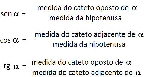 Assim, chegamos a uma nova proporção em cada caso: A razão acima chama-se