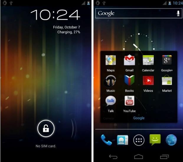 - Android 3.0 (Icecream Sandwich) O Android 4.