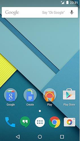 - Android 5.0 Lollipop Mais mudanças visuais chegaram com o Lollipop no fim de 2014, devido a uma linguagem batizada de Material Design.