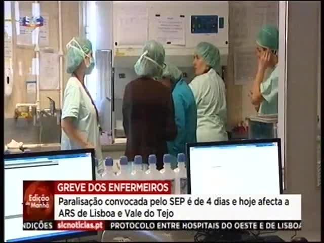 começam hoje uma greve de 4 dias convocada pelo Sindicato dos Enfermeiros