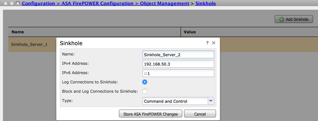 O IP address do Sinkhole pode ser usado como a resposta a um pedido malicioso DNS.