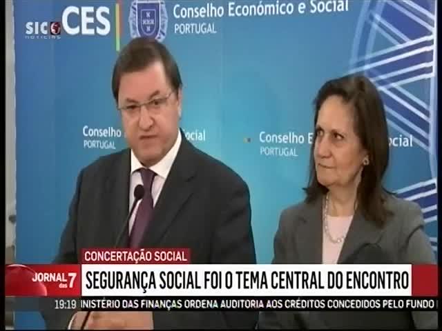 O Fundo de Garantia Salarial não foi afinal o tema principal desta reunião.