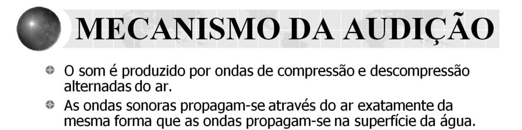 Com a vibração do diapasão, a compressão do ar