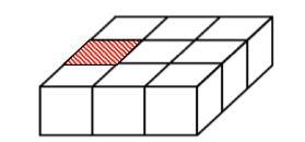 nas extremidades, que também devem ser tratados pelas condições de contorno. A Figura 3.6 abaixo resume de forma simples o que foi dito acima. Figura 3.6 - Faces do domínio e os blocos das suas extremidades e o bloco central.