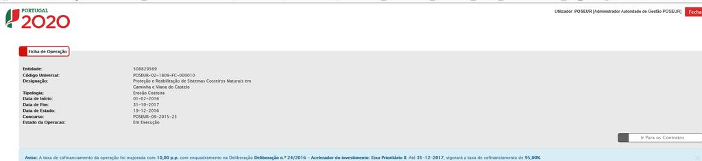 E se existir execução anterior quantidade, que corresponde à execução do último reporte submetido.