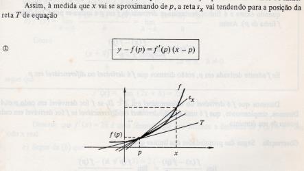 Figura 124: Definição de reta tangente Fonte: Guidorizzi (2008, p.