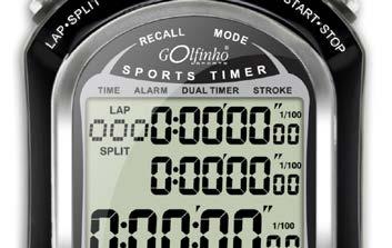 Stopwatch Golfinho - 500 memories Time, Alarm, Calendar, Format 12/24H.