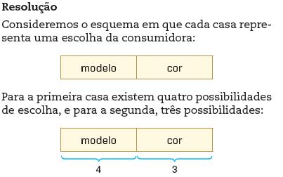 Objetivos: Compreender o que é PFC, utilizar o princípio multiplicativo e o princípio aditivo da contagem na resolução de problemas