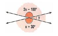 13. Na figura abaixo, OM é a bissetriz do ângulo AOB. Determine a medida x indicada: 14. Nesta figura, as retas r e s são paralelas e t é uma transversal.