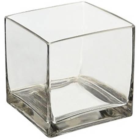 vidros Cubo de vidro transparente