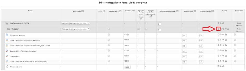 Figura 16 Editando categoria já criada. 3.