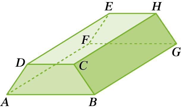 Caderno 2 (Não é permitido o uso de calculadora.) 5. Considera o conjunto x 6 x A = x R : >. 4 2 + Representa na forma de intervalo o conjunto A R. 6. Na figura está representado o prisma reto [ABCDEFGH], cujas bases são trapézios isósceles.