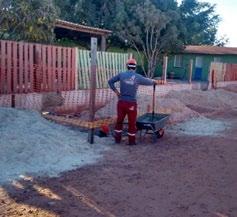 Na Escola Francisco Nemésio Cordeiro já começaram as obras da nova sala de aula, que terá capacidade para 30 alunos.