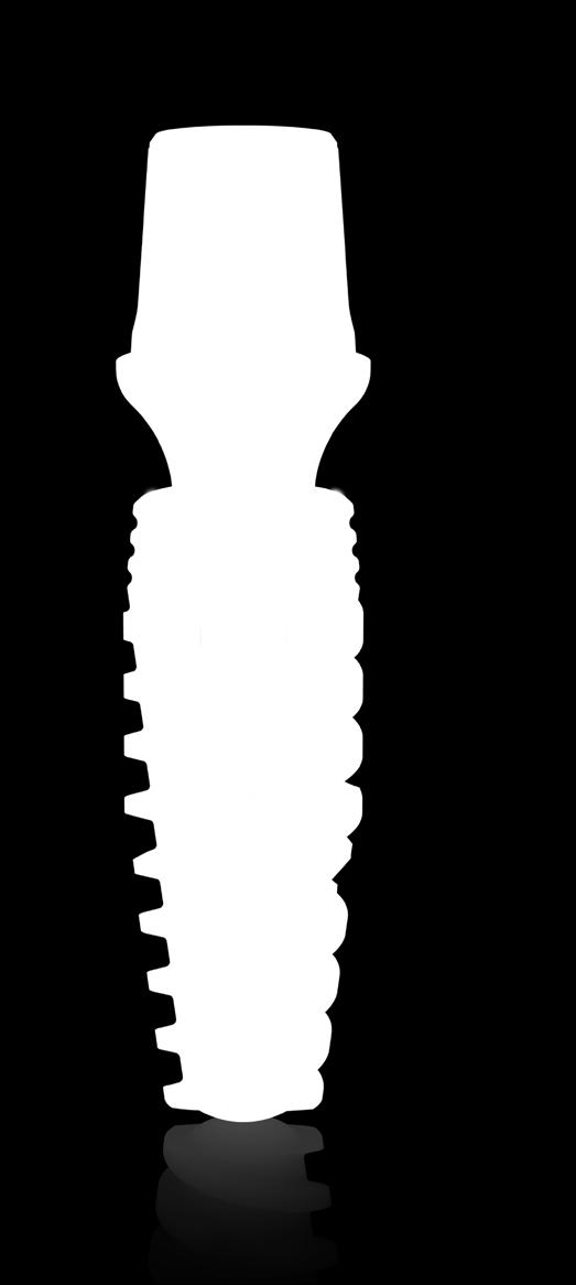 ósseo (2-6), proporcionando suporte aos tecidos peri-implantários.