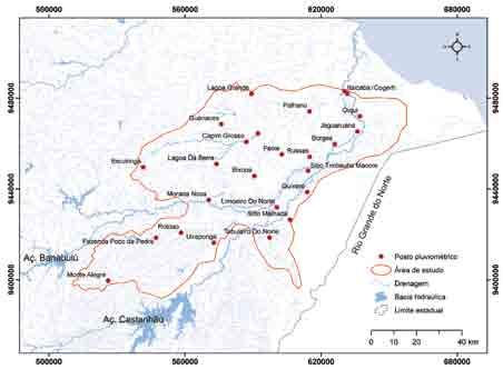 histórico de leituras de réguas das seções citadas, foi possível obter vazões nos períodos estudados; e podermos observar o fluxo de água no sistema no tempo e no espaço.