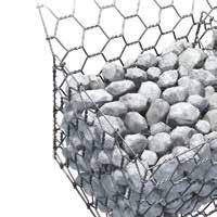 Gabiões São elementos flexíveis fabricados com telas de malha hexagonal de dupla torção que, quando preenchidos com pedras, formam elementos prismáticos ou cilíndricos, usados em obras geotécnicas e