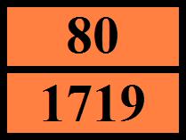 Veículo para transporte em cisterna Categoria de transporte (ADR) : 3 Disposições especiais de transporte - Embrulhos (ADR) : AT : V12 Número de perigo : 80 Painéis cor de laranja : Código de