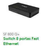 VLAN Switch 8 portas Fast Ethernet