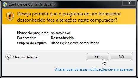 solicitado, tais alterações referem-se exclusivamente a criação e modificação de arquivos de configuração bem como para a