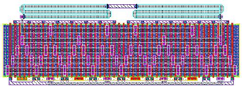 Transístores L (µm) Gate Fingers M3; M4; M5; M6 60 4 M1; M2 120 8 Mb; M0 240 16 Tabela 1 Dimensões dos MOSFETs 485 µm + OL RF 395.