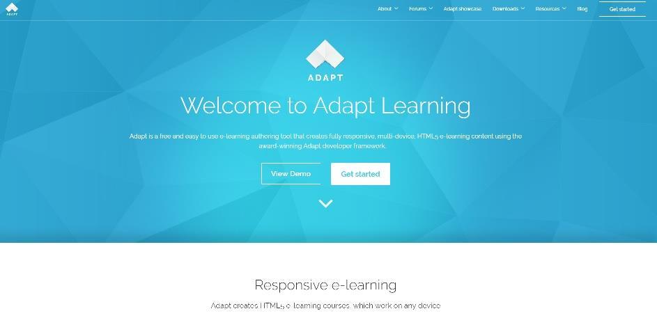 Adapt Cursos do Toolkit foram desenvolvidos usando a ferramenta de autoria Adapt https://www.adaptlearning.
