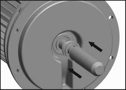 Desmontagem / montagem 6. 11. Se necessário, utilizar a ajuda de montagem disponível (acessórios), de forma a garantir um assentamento perfeito da vedação com anel deslizante no eixo do motor (819).