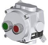 Botoeira com botão pulsador verde e vermelho EX BC BVD1BVM1 Botoeira com botão pulsador vermelho + sinaleiro LED verde EX BC LEDVDBVM11 Dados Técnicos Área de aplicação Zonas 1, 2, 21 e 22 Proteção